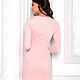 Order Powder-coated sheath dress, figure-hugging pink dress. mozaika-rus. Livemaster. . Dresses Фото №3