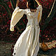 Long White Cotton Dress «Medieval Light». Dresses. mongolia. My Livemaster. Фото №4