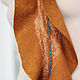 Order  Felt scarf 'Cinnamon'. Katherine Markina (markinaek). Livemaster. . Scarves Фото №3