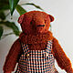 Мишка тедди Вилли. Мишки Тедди. Handsewing.toys (Ирина). Интернет-магазин Ярмарка Мастеров.  Фото №2