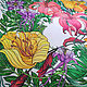 Shawls: Batik shawl 'Rainforest' silk 100%, Shawls1, Kislovodsk,  Фото №1
