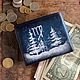 Zodiac wallet Personalized wallet men leather Cute hand painted. Wallets. InGAartWork. Online shopping on My Livemaster.  Фото №2