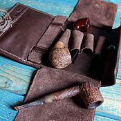Сумки и аксессуары handmade. Livemaster - original item Travel bag: Case for pipes and tobacco. Handmade.