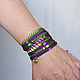 Lambada textile bracelet. Textile bracelet. decades. Online shopping on My Livemaster.  Фото №2