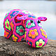 Berry knitted Hippo handmade toy, Stuffed Toys, Lomonosov,  Фото №1