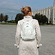 Backpack female leather white Vesta Mod R23-741. Backpacks. Natalia Kalinovskaya. Online shopping on My Livemaster.  Фото №2