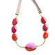 Red Agate Necklace, Agate Necklace, Leather Neck Necklace. Necklace. Irina Moro. Online shopping on My Livemaster.  Фото №2