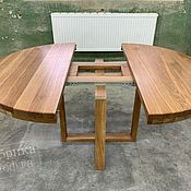 Для дома и интерьера ручной работы. Ярмарка Мастеров - ручная работа Sliding table made of oak Fort 1200h1200 (1600). Handmade.