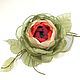 The Great Mystery Of Forest Fairies. Brooch - handmade flower made of fabric, Brooches, St. Petersburg,  Фото №1