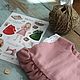 Doll clothes, pink dress for dolls made of natural linen. Clothes for dolls. molinialife. My Livemaster. Фото №4