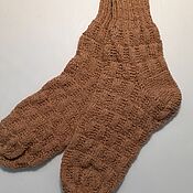 Аксессуары handmade. Livemaster - original item Camel wool socks Tamerlane 41-42. Handmade.