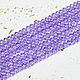 Beads 60 pcs faceted 3h2 mm Lilac. Beads1. agraf. My Livemaster. Фото №4