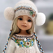 Куклы и игрушки handmade. Livemaster - original item Clothes for Paola Reina dolls. Beige Morning Suit