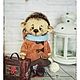 Ёжик Тедди Джек. Тедди Зверята. Татьяна Корчикова teddy & dolls. Ярмарка Мастеров.  Фото №4