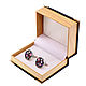 Round Harlequin CUFFLINKS. Mother of Pearl, Coral, Rhodonite, Charoite. Cuff Links. ARIEL - MOSAIC. My Livemaster. Фото №5