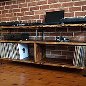 Для дома и интерьера handmade. Livemaster - original item Storage - stand for vinyl and HiFi player. Handmade.