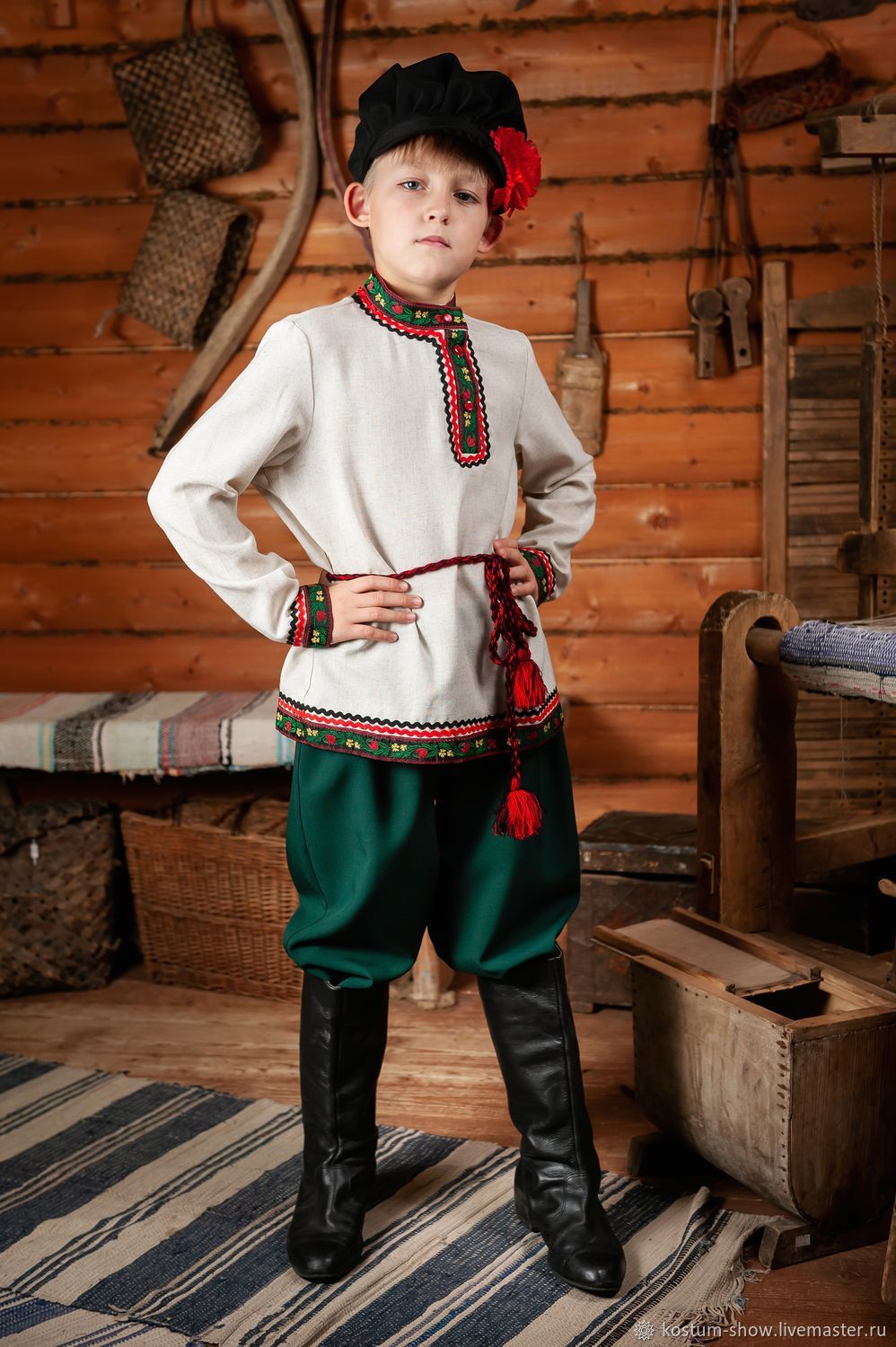 Русско народный костюм на мальчика своими руками