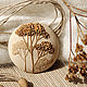Round pendant with branches of polymer clay, Pendants, St. Petersburg,  Фото №1