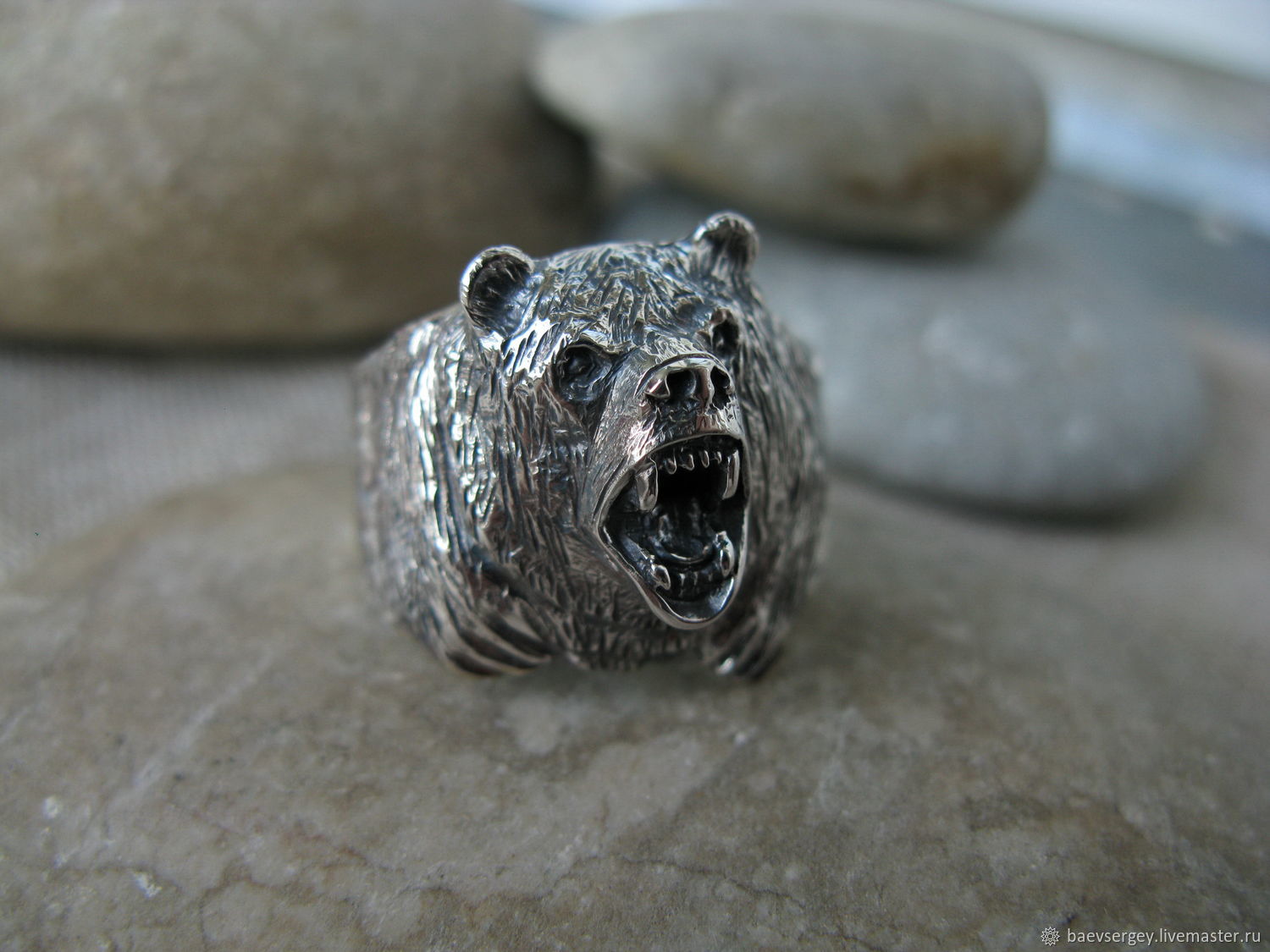 Перстень медведь