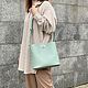 Bag made of genuine leather color light turquoise. Tote Bag. MiTonA. Online shopping on My Livemaster.  Фото №2