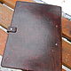 Leather folder for papers. Folder. Marik Leather Craft. My Livemaster. Фото №5
