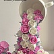 Льющиеся розы из чашечки и нежным тортиком на блюдце, Композиции, Пугачев,  Фото №1