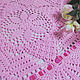 Children's knitted blanket, plaid for discharge, openwork pink, Blankets, Ozersk,  Фото №1