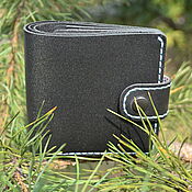 Сумки и аксессуары handmade. Livemaster - original item Wallet folding bifold made of genuine leather. Handmade.