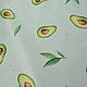 Fabric cotton percale Avocados, w.220 cm. Fabric. pr-lavochka. Online shopping on My Livemaster.  Фото №2