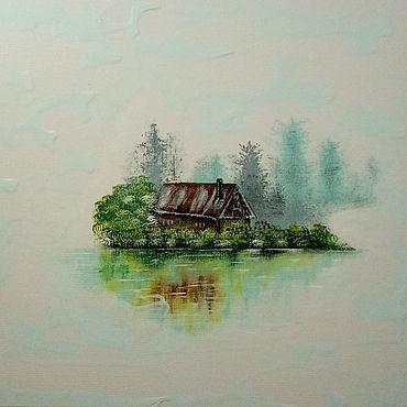 Картины и панно ручной работы. Ярмарка Мастеров - ручная работа Интерьерная картина.40х50.акрил. Handmade.