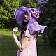 Summer hat ' garden roses'. Hats1. Novozhilova Hats. My Livemaster. Фото №6
