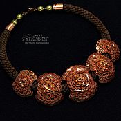 Украшения handmade. Livemaster - original item Necklace Chrysanthemum Collection (596) designer jewelry. Handmade.
