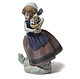 Винтаж: Фарфоровая фигура "Девушка с цветами". Lladro, Предметы интерьера винтажные, Москва,  Фото №1