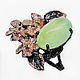Order Ring made of 925 silver with natural prenite and chrysolites. Silverjewels. Livemaster. . Rings Фото №3