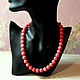 A necklace of pearls of Majorca Coral. Beads2. nataligem (nataligem). My Livemaster. Фото №4