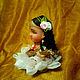Статуэтка богиня Сарасвати. Куклы и пупсы. Малышева Наташа. Ярмарка Мастеров.  Фото №4
