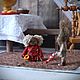 Домовенок Кузя и Нафаня игрушки ручной работы. Интерьерная кукла. Сказка на  елке Екатерина Егорова. Ярмарка Мастеров.  Фото №6