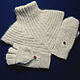 Women's knitted set of accessories Gold. Dickies. Warm Yarn. My Livemaster. Фото №4