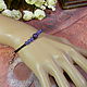A bracelet made of beads, Tanzanite, Sapphire(Kashmir). Bead bracelet. Handwork of jewelry.. Online shopping on My Livemaster.  Фото №2