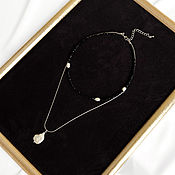 Украшения handmade. Livemaster - original item Choker made of beads. Layered necklace with pearls. Handmade.