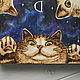 Sketch pad A4 "Star Cats - 2" wood cover. Notebooks. EVAG. My Livemaster. Фото №4