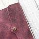 Notebook made of genuine leather in the color of Bordeaux, Notebooks, St. Petersburg,  Фото №1