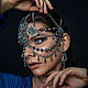 Дизайнерская серебряная маска, украшение для лица и головы, Короны, Симферополь,  Фото №1