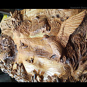 Скульптура из дерева грецкий орех Скат Хвостокол