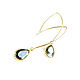 Order Long Black Earrings 'Reflection' Earrings Pendants Gift. Irina Moro. Livemaster. . Earrings Фото №3