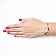 Metal gold-plated bracelet 'Wave' fashion bracelet. Hard bracelet. Irina Moro. Online shopping on My Livemaster.  Фото №2