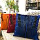 подушка декоративная из шкуры антилопы спрингбока. Подушки. Luxury Patchwork. Интернет-магазин Ярмарка Мастеров.  Фото №2