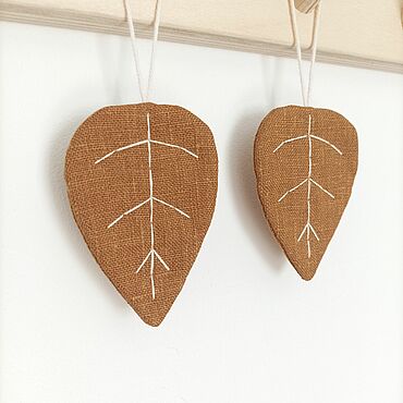 Для дома и интерьера ручной работы. Ярмарка Мастеров - ручная работа Листочки для декора. Handmade.