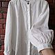 Винтаж: Лён 100 % 48-50 Marks Spenser Linen, рубашка женская. Рубашки винтажные. Brend & Vintage. Ярмарка Мастеров.  Фото №6