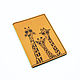 Обложка на паспорт Жирафы (Nirvana). Обложки. Coup | Кожаные изделия. Ярмарка Мастеров.  Фото №5